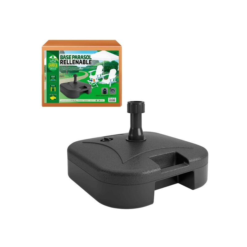 

Active - Pie para sombrillas rellenable y de plástico 19 kg aktive garden