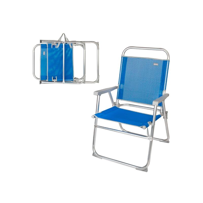 

Active - Silla playa plegable fija azul 57x51x89 cm aktive beach