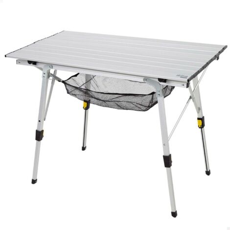 Aktive 63052 Table pliable argenté aluminium camping