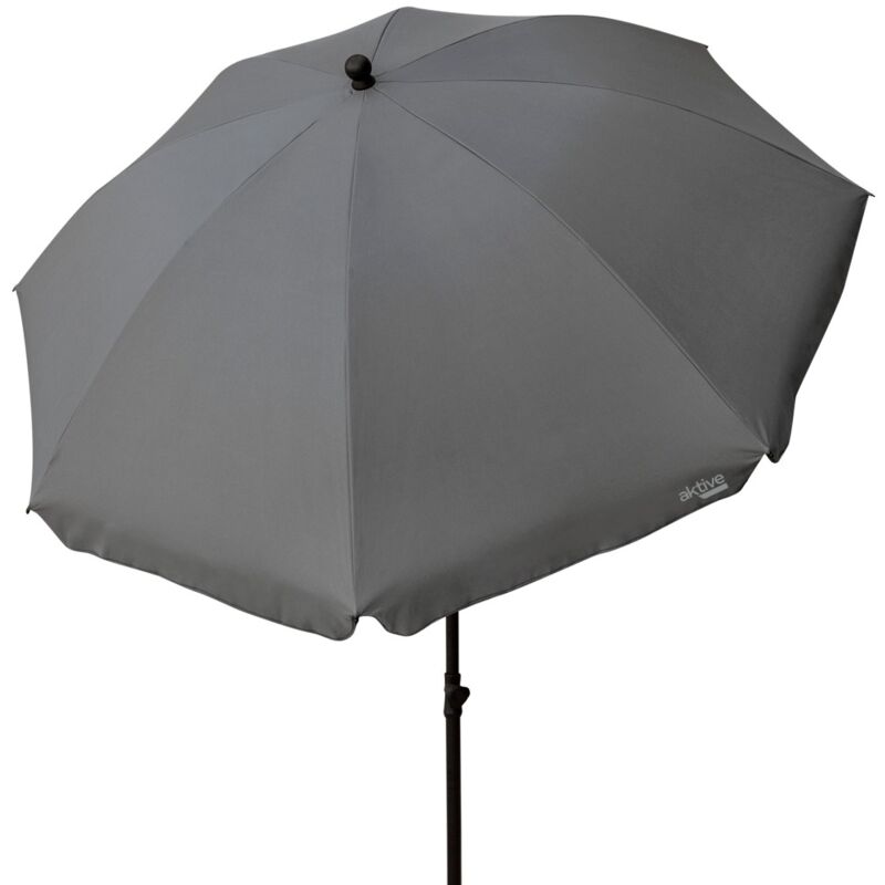 

Sombrilla para jardín 240 cm protección UV30 color gris Garden - Aktive