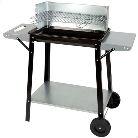 Aktive Barbacoa portable barbecue charbon noir gris