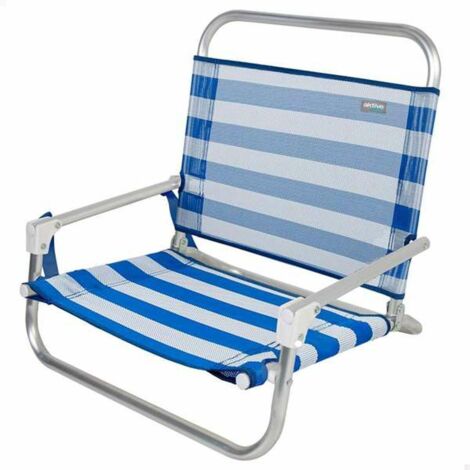Aktive Chaise Pliante Bleu Confortable et Légère