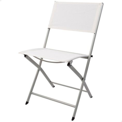 Aktive Garden Folding Chair Blanc - Chaise Pliante Jardin