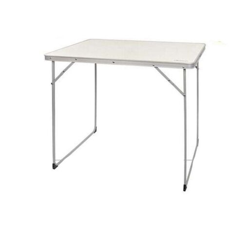 Aktive Mesa Plegable De Camping Blanc 80x60x70 cm