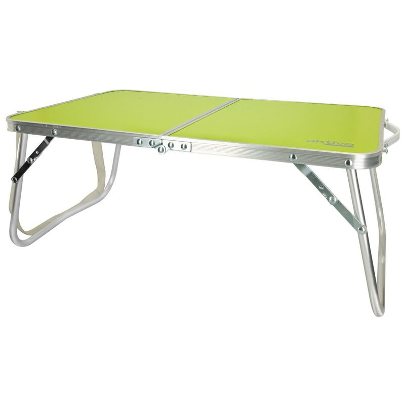 

Mesa plegable aluminio Aktive Camping verde