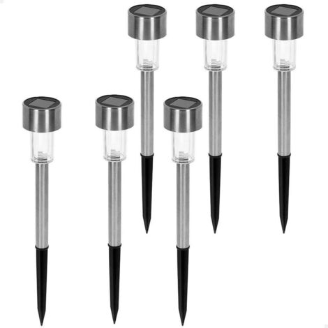 Aktive Pack 6 projecteurs extérieurs blancs LED 20 cm