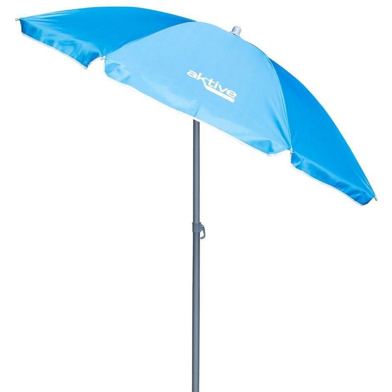 Sombrilla playa 8 varillas 180 cm azul