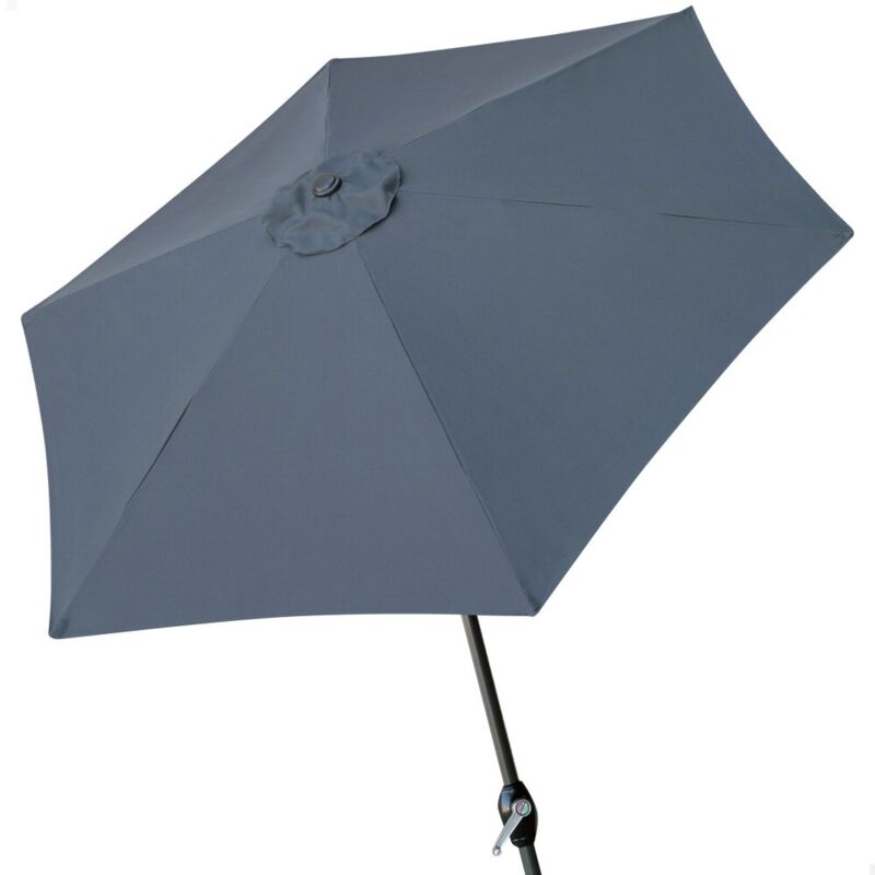 Parasol en aluminium beige 3mt avec manivelle 53989