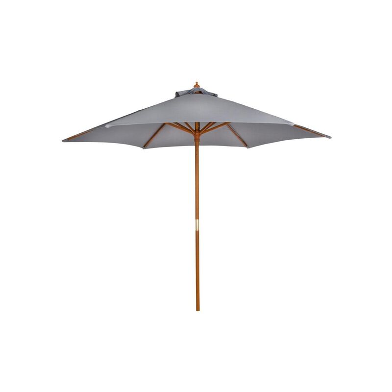 

Active - Parasol hexagonal aktive garden d270 cm color antracita mástil madera