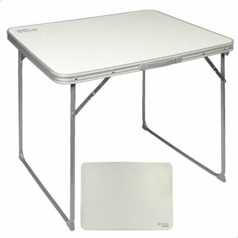 Aktive Table pliante blanche pour jardin extérieur