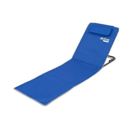 Aktive Tapis de plage pliable bleu confortable et portable