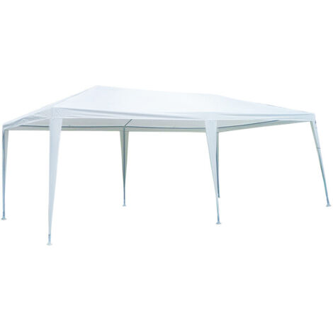 Aktive Tonnelle blanche 300x600x255 cm robuste acier