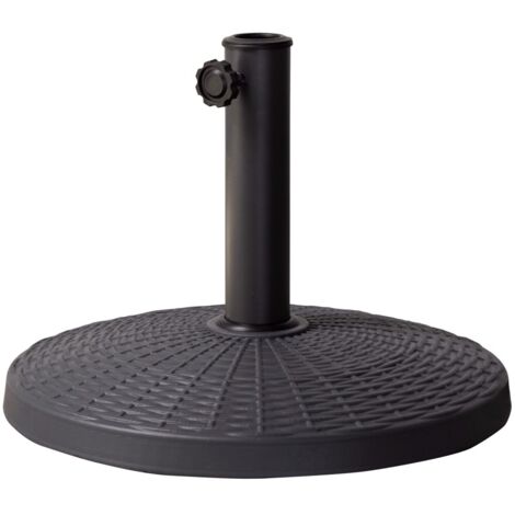 Aktive Umbrella Stand noir stable pour parasol extérieur