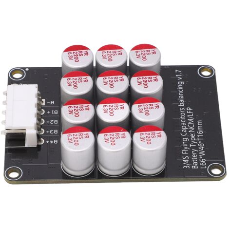 Aktiver 5A-Batterieausgleicher für 3S/4S-Akkus, 1,8V-4,5V-Leistungsübertragungsplatine, Zellenausgleicher