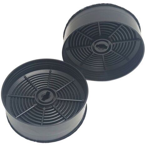 Aktivkohlefilter Dunstabzugshaube für Teka GFH 55 CNL1C 2 Stück Durchmesser 12 cm Höhe 4 cm