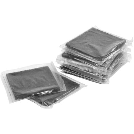 Aktivkohlefilter für Schweißrauchabsauganlagen – 10er-Packung, Abmessungen 13 x 13 cm