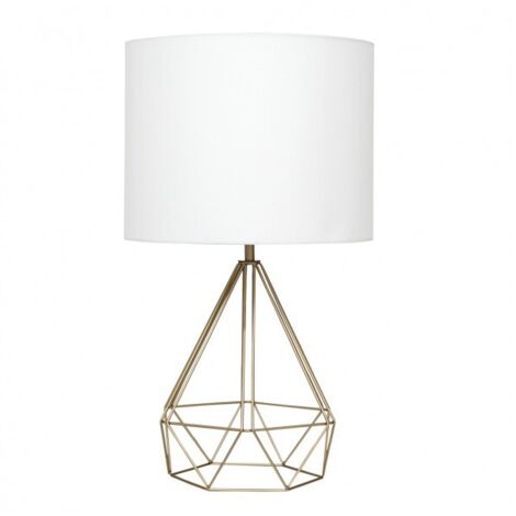 AKUNADECOR Abrantes Lampada da tavolo 1xe27 Oro 56x32d De