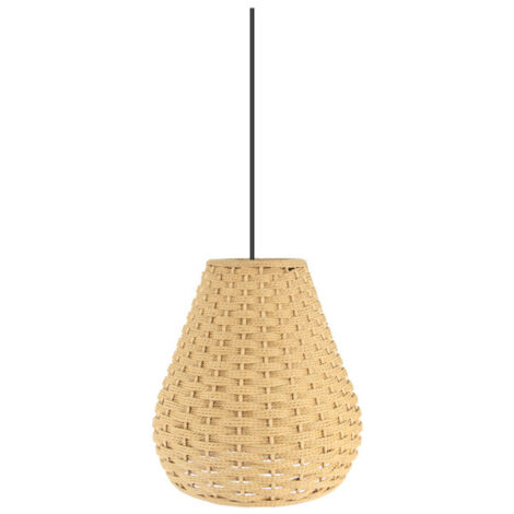 AKUNADECOR Ciondolo Modello Alente Marrone Naturale Bambu