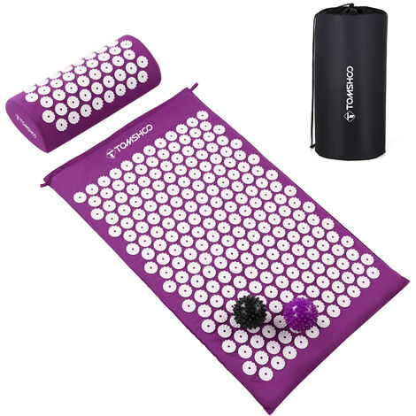 Akupressurmatte und Kissen Set