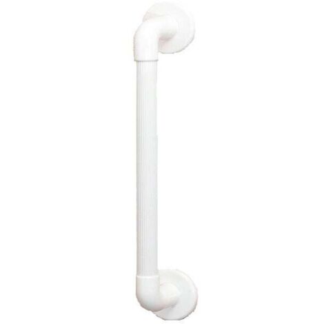 AKW 1400 Series Straight Fluted Grab Rail 300mm Length White