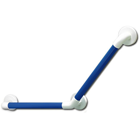 AKW 1900 Series 135 Degree Angled Grab Rail 457mm Length Blue