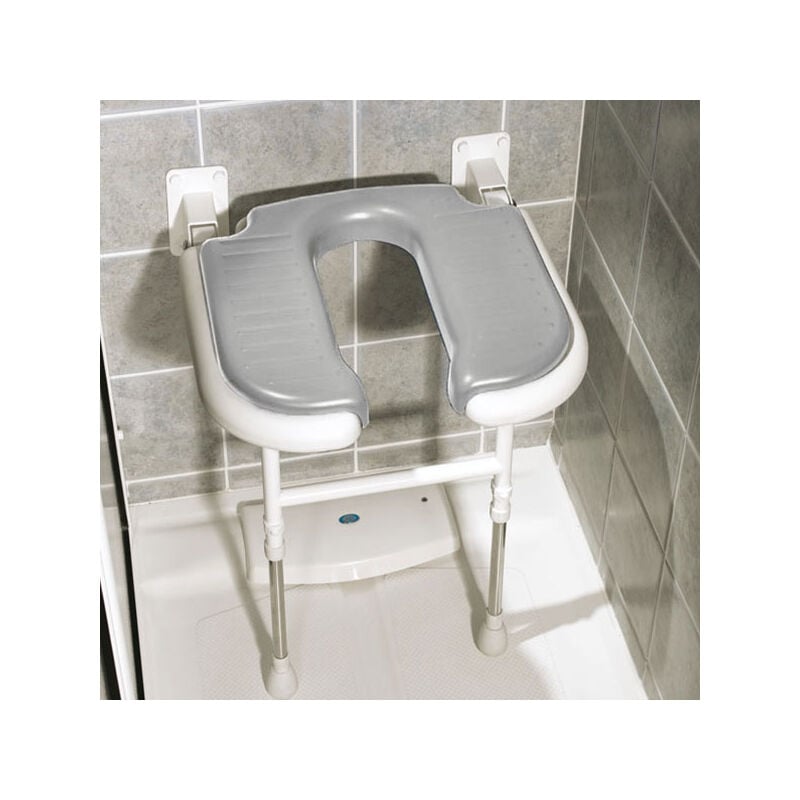 Akw - 4000 Series Standard Fold Up Horseshoe Seat And Grey Arms | AKW | US