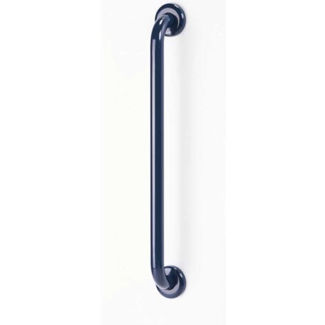 AKW Epoxy Coated Stainless Steel Grab Rail 600mm Length - Dark Blue