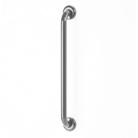 AKW Epoxy Coated Stainless Steel Grab Rail 600mm Length - Mid Grey