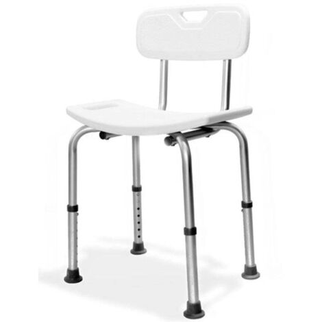 AKW Freestanding Shower Seat with Back Support