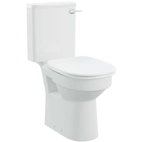 AKW Navlin Doc M Raised Height Close Coupled Pan with Lever Cistern 650mm Projection - Excluding Seat