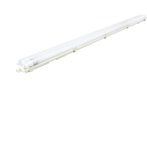 AKWAR Hermetic Luminaire - 2x18W - 3900lm - 4000K - IP65 - 1276x91x55mm