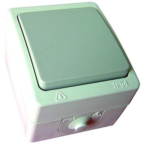 ZENITECH Va-et-vient simple Gris Clair IP54 - Akya