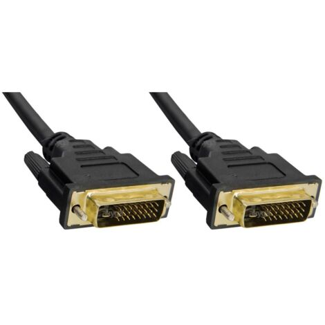 AKYGA AK-AV-06 Cavo DVI 1,8 m DVI-D Nero - Cavi DVI (1,8 m, DVI-D, DVI-D, DVI-D, Maschio, Maschio, Nero)