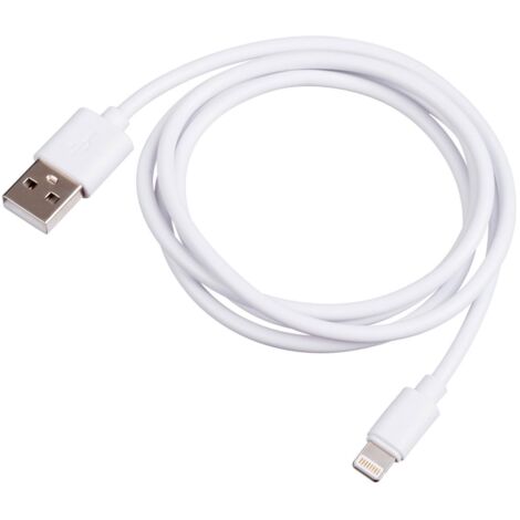 Akyga AK-USB-30 USB-Kabel USB-A (m) / Lightning (m) 1 m Weiß