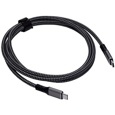 Akyga Câble USB Fiche mâle Thunderbolt, Fiche mâle Thunderbolt 1.50 m noir AK-USB-34