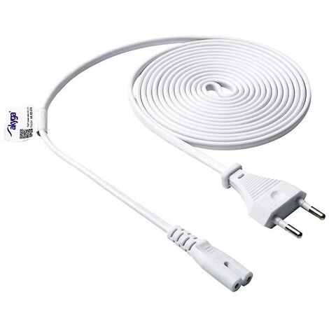 StarTech.com Cavo di Alimentazione per Computer a Y da 2m Cavo Elettrico  Splitter AC di Ricambio per PC/Monitor da Schuko a 2x C