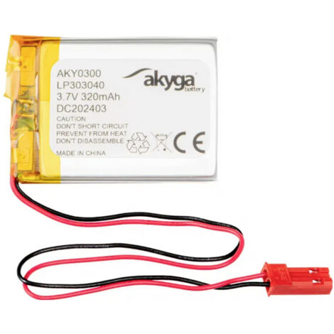 Akyga LP303040 Akkupack x Spezial-Akku  LiPo 3.7 V 320 mAh