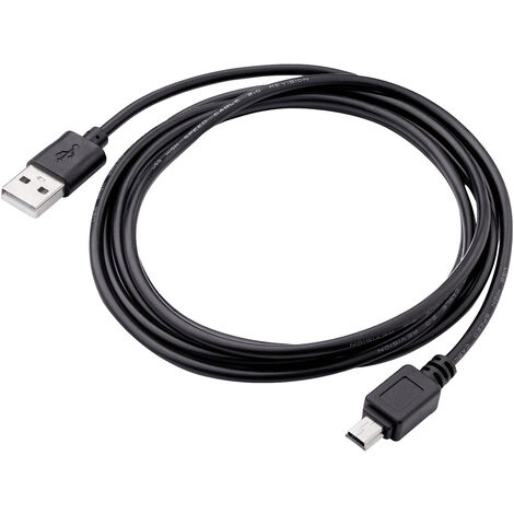 Akyga USB-Kabel   USB-A Stecker, USB-Mini-B Stecker 1.80 m Schwarz  AK-USB-03