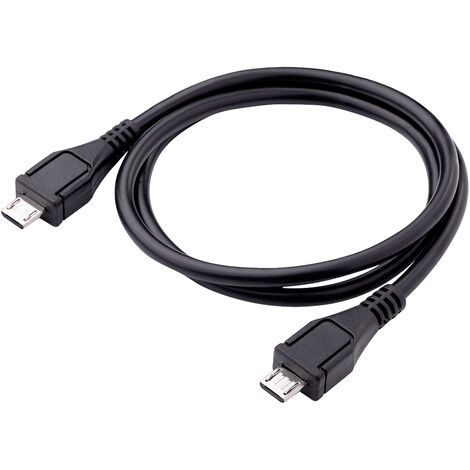 Akyga USB-Kabel   USB-Micro-B Stecker, USB-Micro-B Stecker 0.60 m Schwarz  AK-USB-17