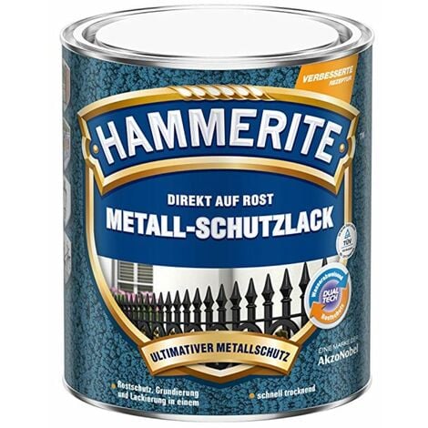 HAMMERITE Metallschutz-Lack Hammerschlag Silbergrau 2,5l - 5087619