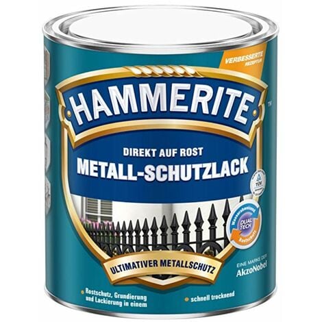 FP Hammerite Metallschutzlack matt schwarz 750 ml