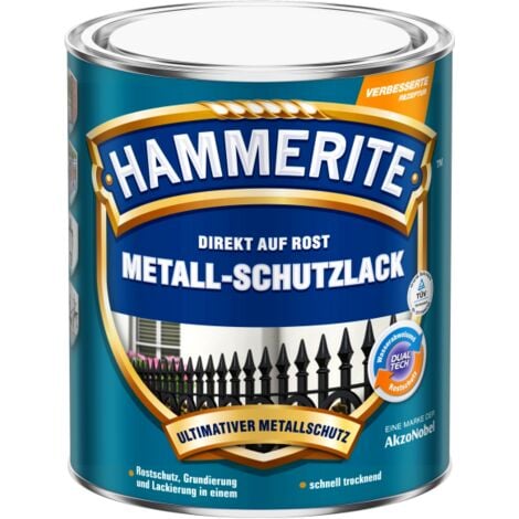 AKZO NOBEL 5134939 (Hammerite) Metall-Schutzlack Schwarz matt 2,5Ltr