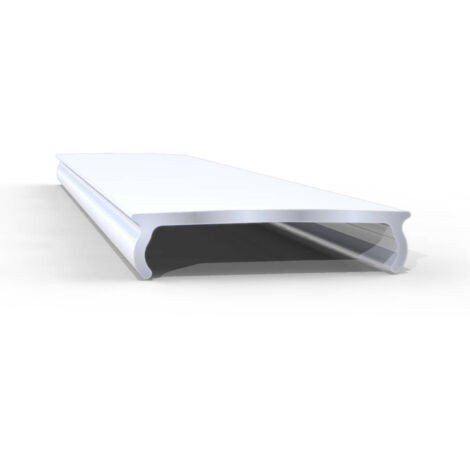 AL12-COV-ML-PVC-1000 : Couvercle PVC standard, couleur laiteuse (couvercle PVC standard) MILK 1000 mm