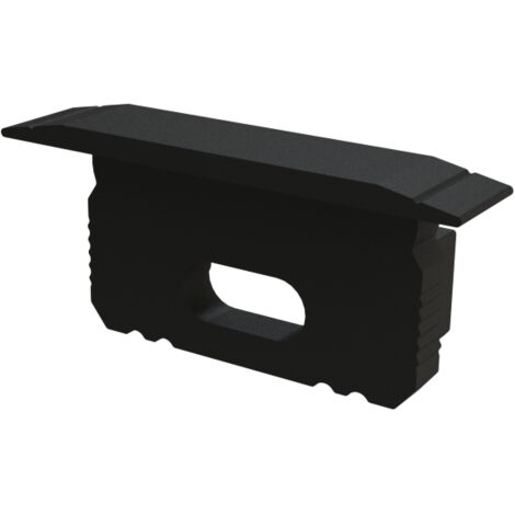 AL12-GLG2-AB-EC-o : embout noir percé. Embout GLG2 noir percé.