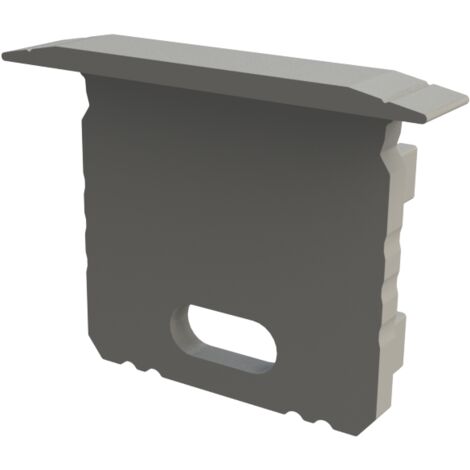 AL12-GLG3-AS-EC-o : Embout GLG3 gris avec trou
