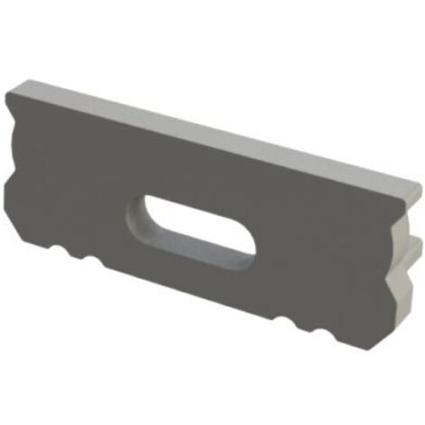 AL12-GLS1-AS-EC-O : Embout GLS1 gris avec trou