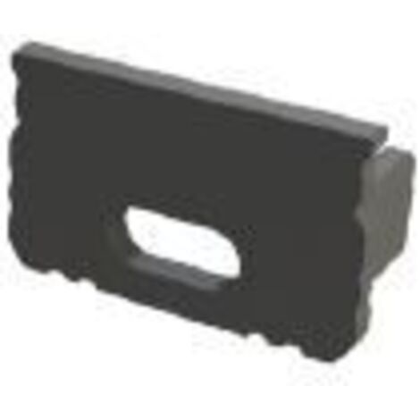 AL12-GLS2-AB-EC-O : Embout GLS2 noir avec trou