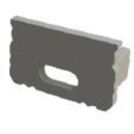 AL12-GLS2-AS-EC-O : Embout GLS2 gris avec trou
