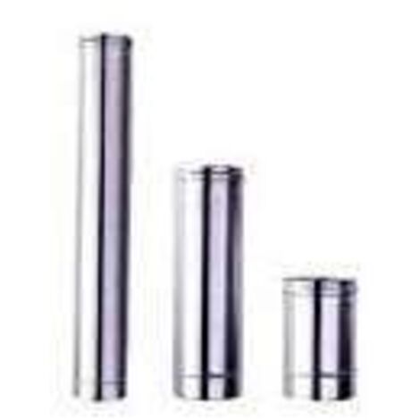 ALA 2000 Tubo Inox 25X100 per Riscaldamento e Accessori Stufe e Camini
