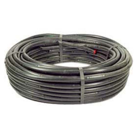 Ala Gocciolante Mm.16 Colore Nero - portata 2 lt./h. rotolo da mt.25 fori ogni cm.30